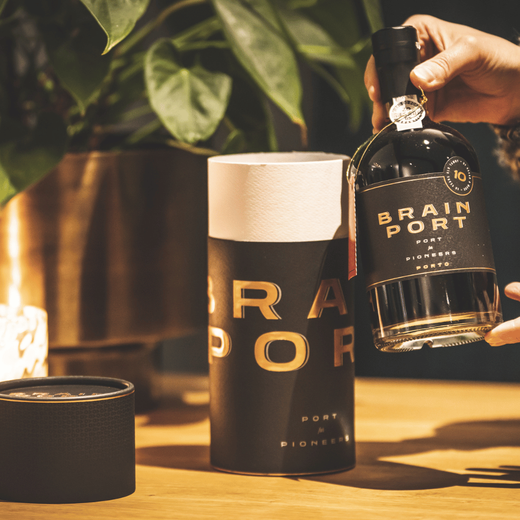 BRAIN PORT - 10 jaar - Tawny - 500 ml - Giftkoker