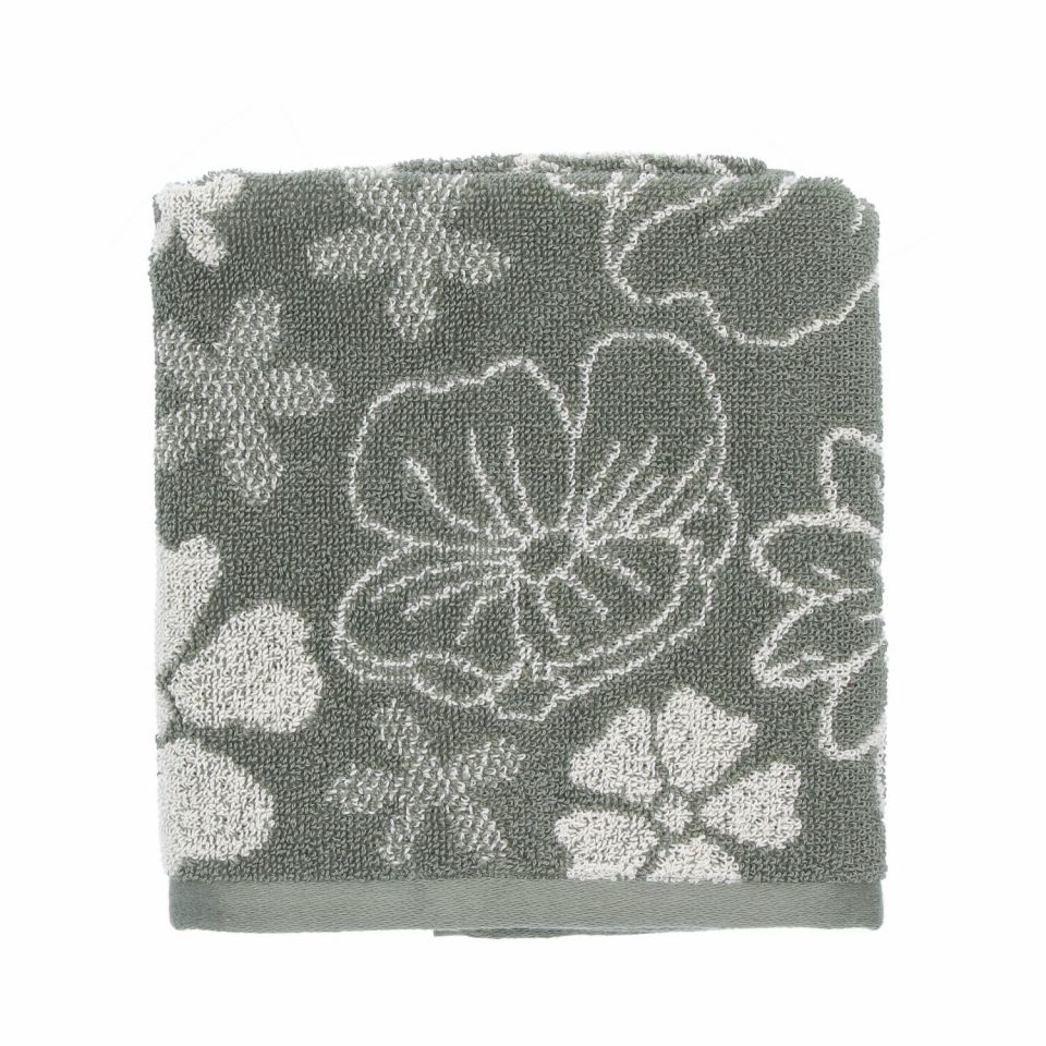 Kitchen Towel - Flowerbed - Dark Green