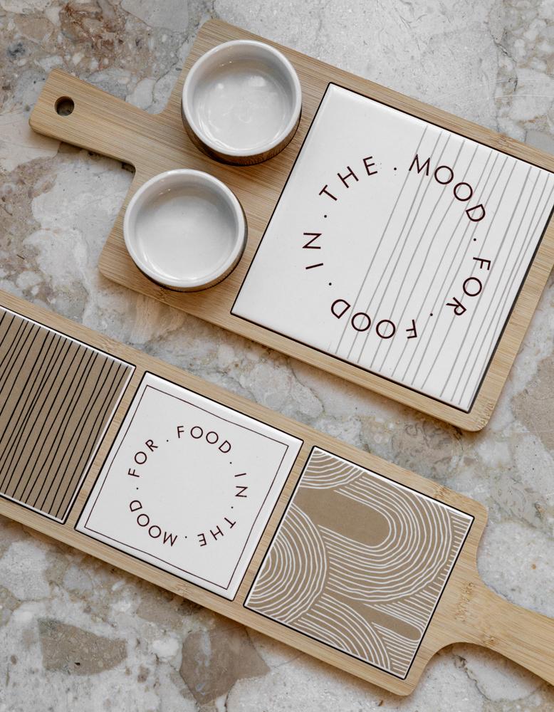 JENS Living - Mood for Food - Serveerplank met tegeltjes
