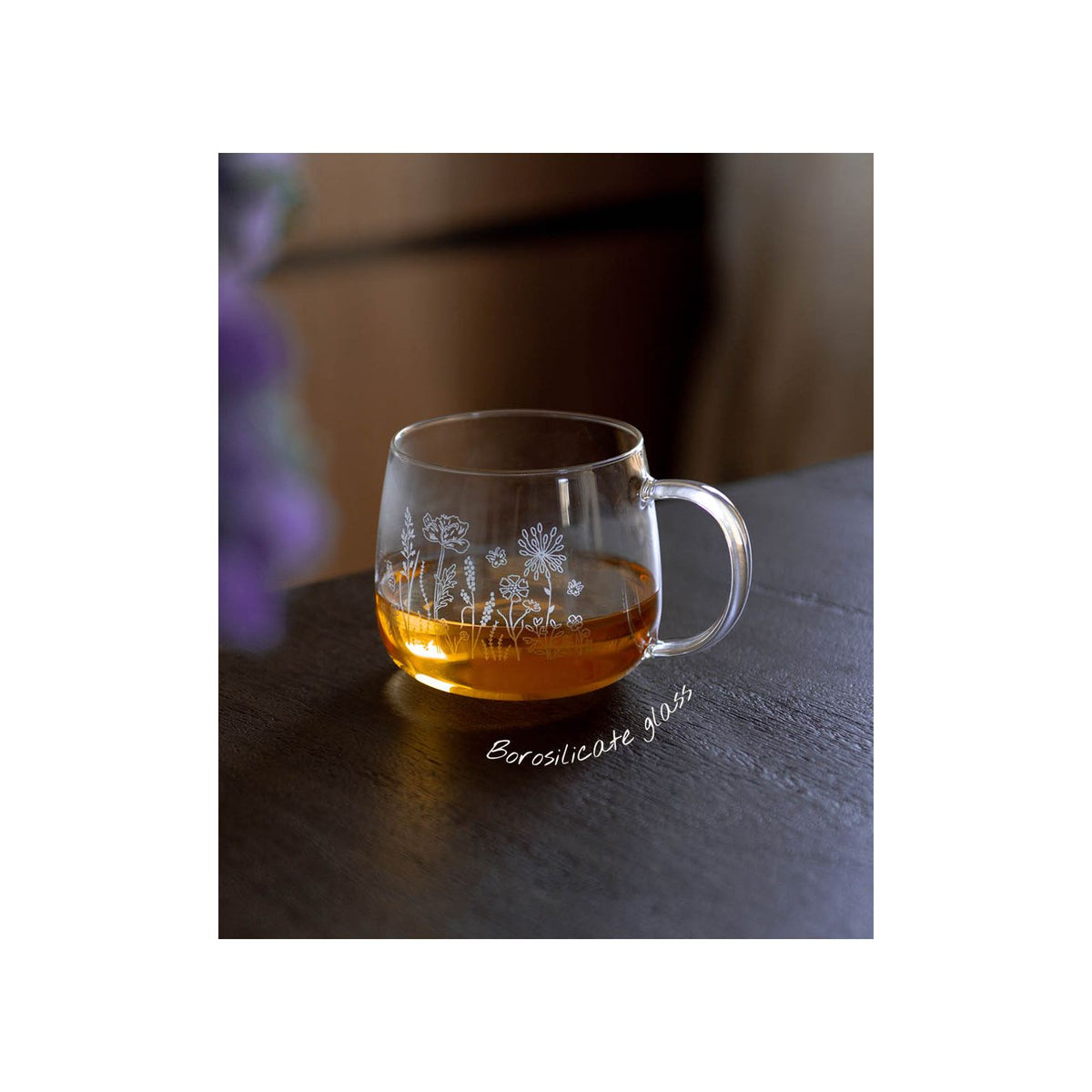 BUNZLAU CASTLE - Set van 2 Theeglazen - 400 ml - Wild Flowers
