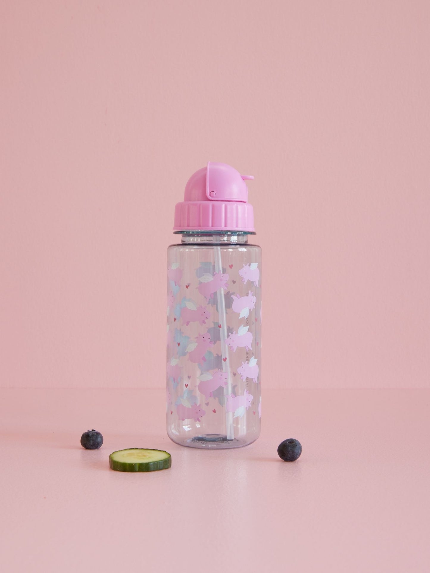 Drinkfles met rietje