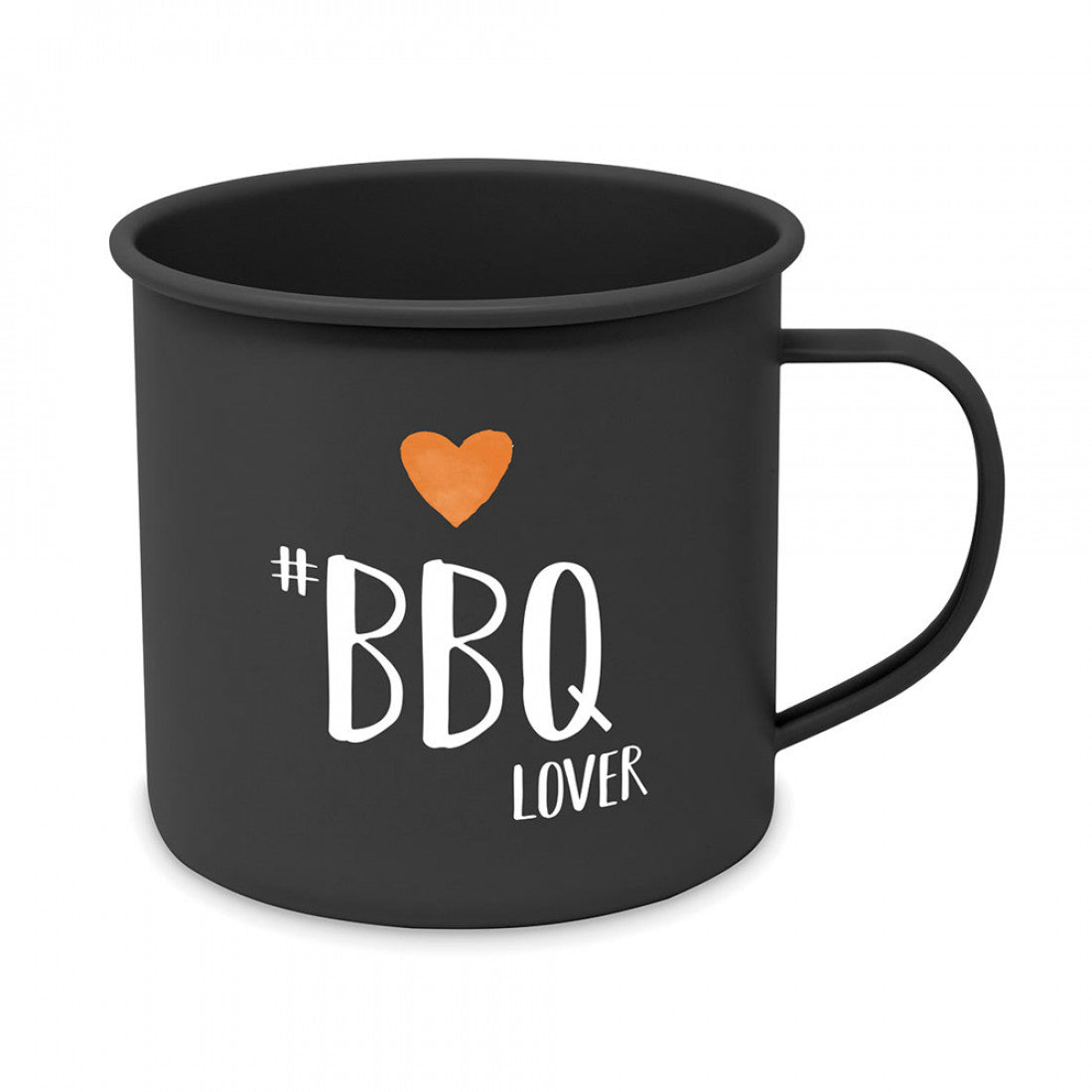Happy Metal Mug "BBQ Lover"