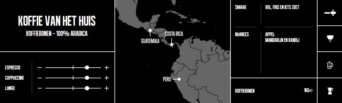 Koffie van het Huis - 100% Arabica