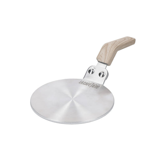 Inductieplaatje  - 13cm - Houten Handvat