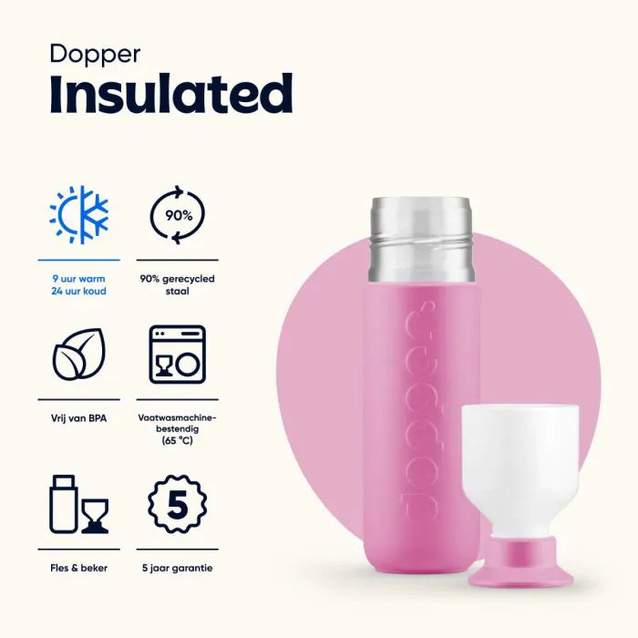 Insulated 350 ml - Pelican Pink