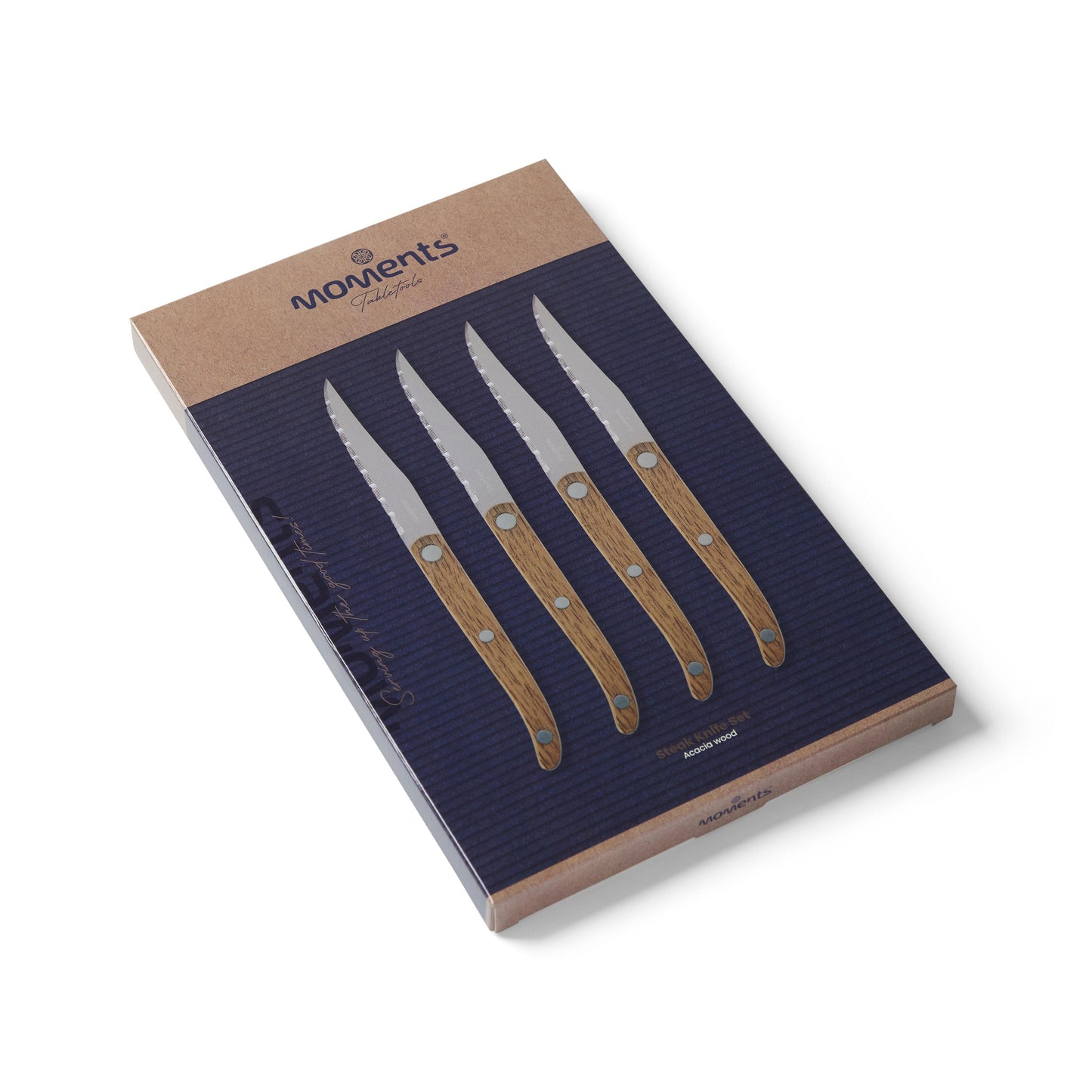 Moments Steakmessen Acacia set van 4