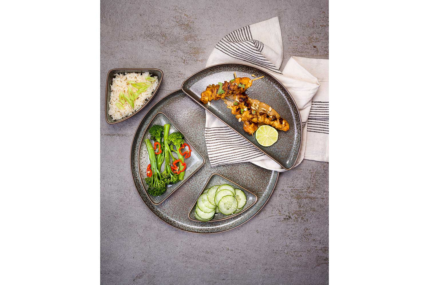 BENTO-CONCEPT - Schaaltje driehoek 12x3h cm