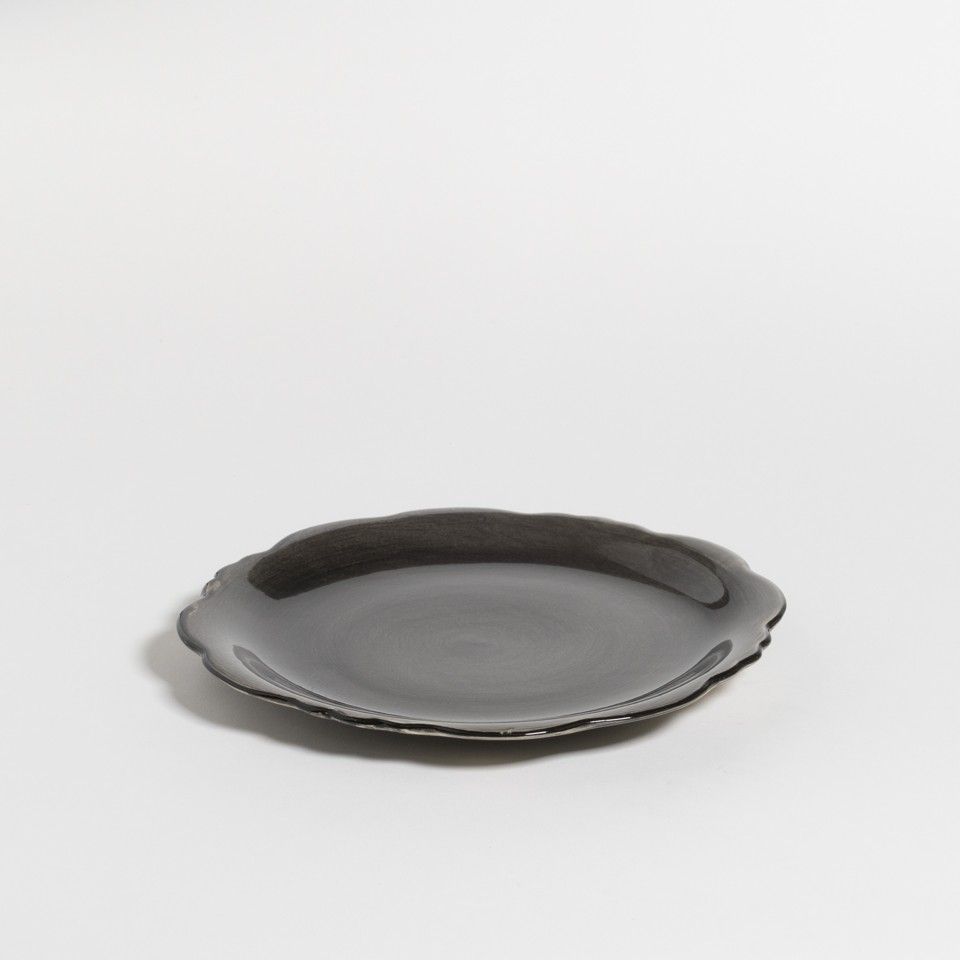 THE TABLE -  Attic - Medium Plate Ø 22 cm - Liquorice