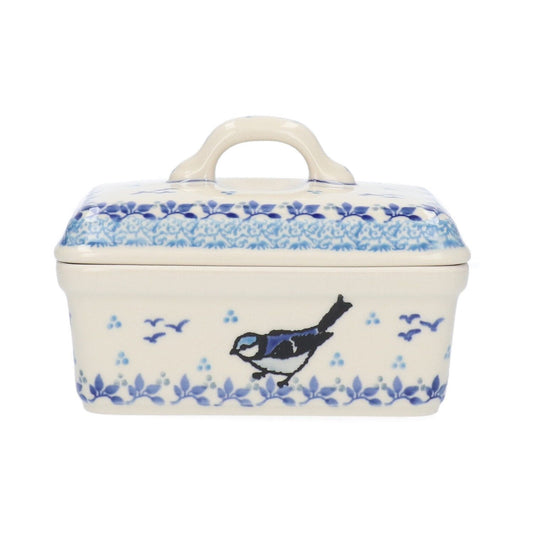 BUNZLAU CASTLE - Butter Dish Rectangular - Lovely Bird