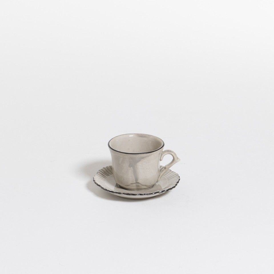 THE TABLE -  Attic - Espresso Cup And Saucer  45 ml - Oyster