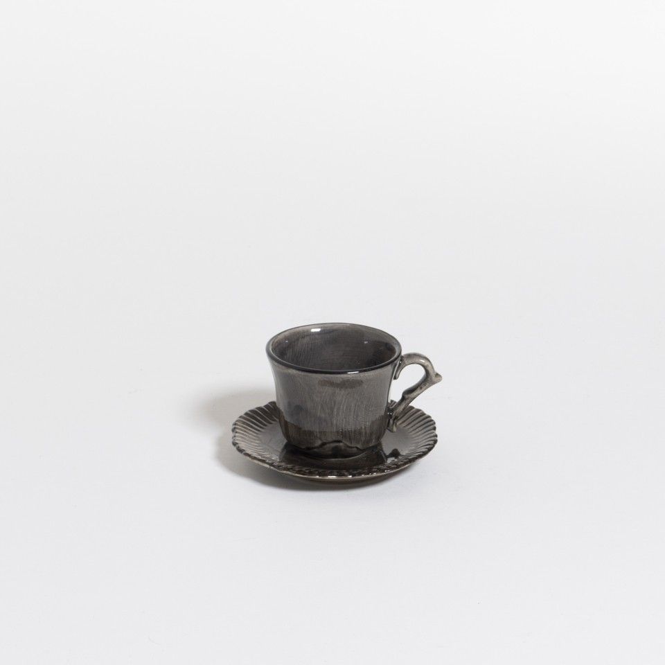 THE TABLE -  Attic - Espresso Cup And Saucer  45 ml - Liquorice