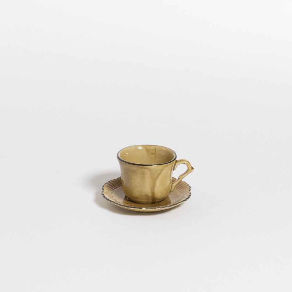THE TABLE -  Attic Espresso Cup And Saucer  45 ml - Honey