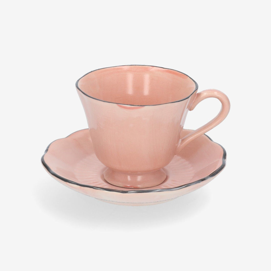 THE TABLE -  Attic - Cup And Saucer 140 ml - Rosé