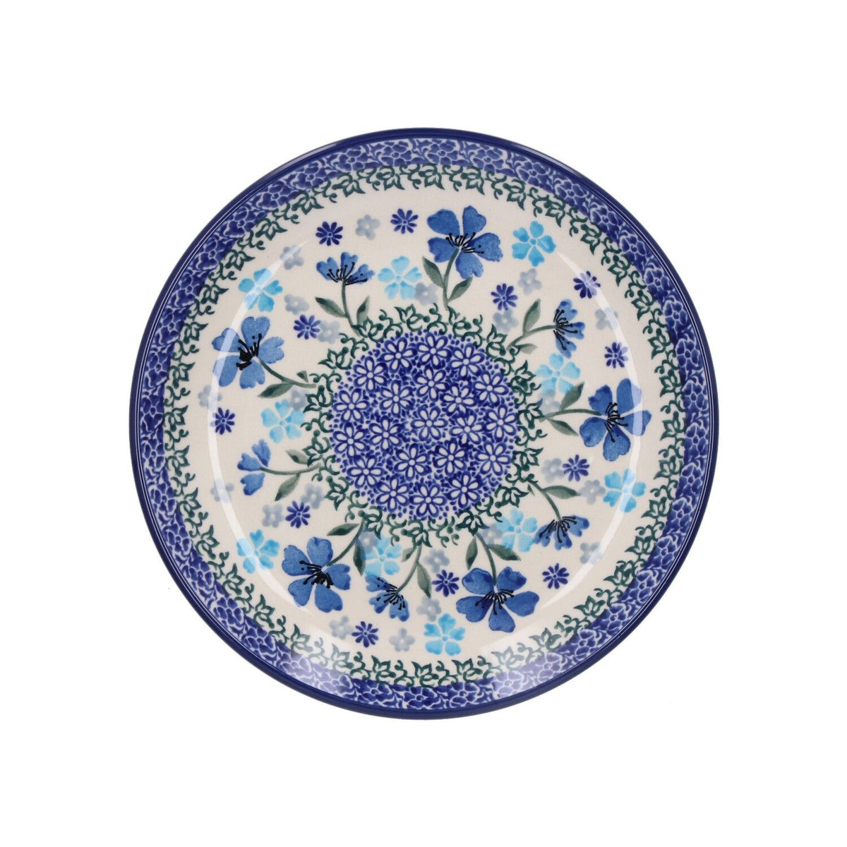 Plate Ø 20 cm - Blossom Blue