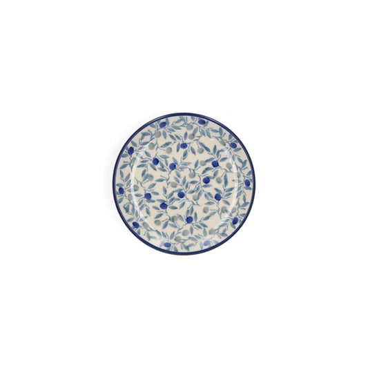 Teabag Dish Round - Blue Olive