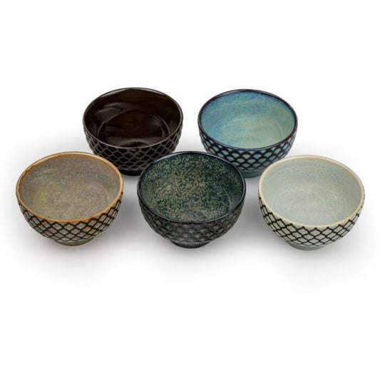 Theemok 200 ml "Sara" set van 5 stuks