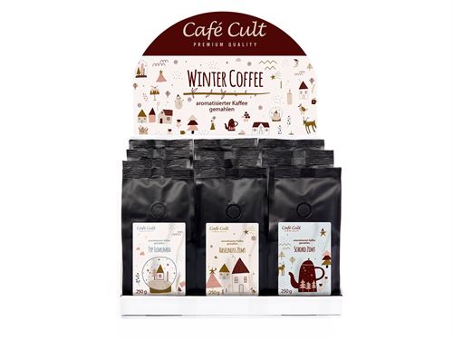CAFÉ-CULT - Gearomatiseerde Gemalen Koffie - Hazelnoot/Kaneel - 250 gr