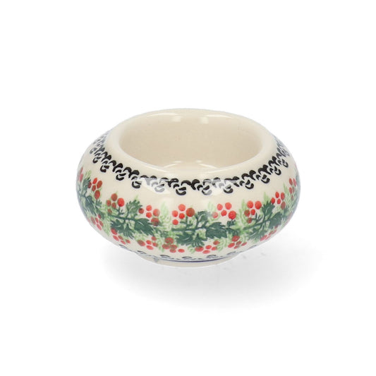 BUNZLAU CASTLE - Tealight Holder - Holly Berry