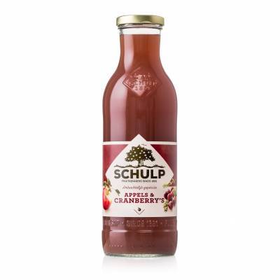 Ambachtelijk Geperst Sap - Appel & Cranberry - 0,75 L