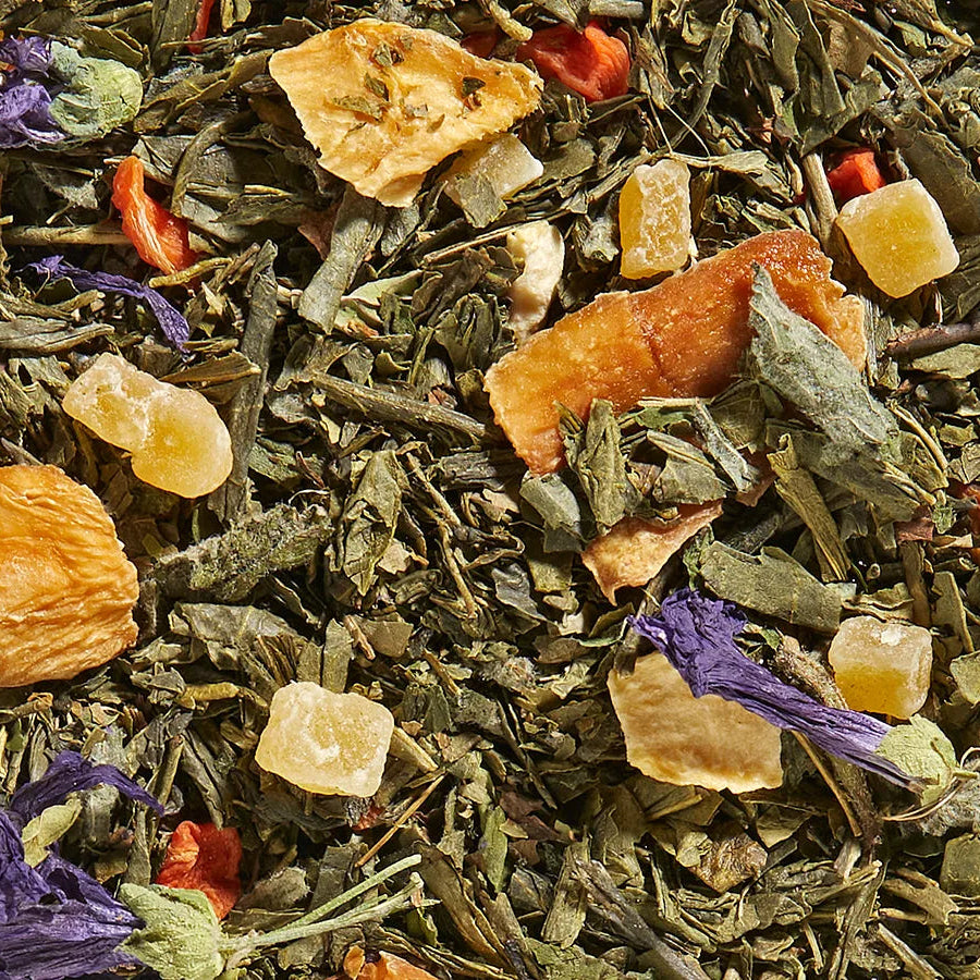 Groene Thee - Sencha Tropical Dance (Mango/Passievrucht/Mint)