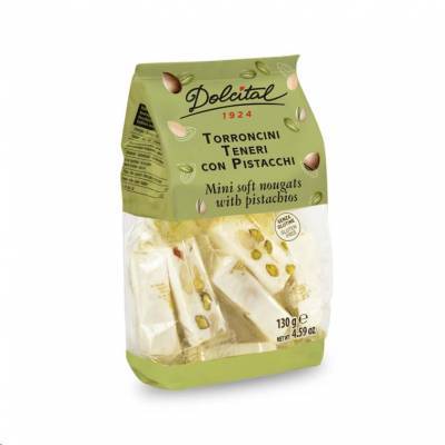 Nougat - Torroncini Teneri con Pistacchi - 130 gr