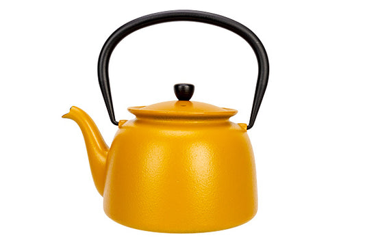 COSY & TRENDY - Gietijzeren Theepot "Jane" - Mosterd Geel