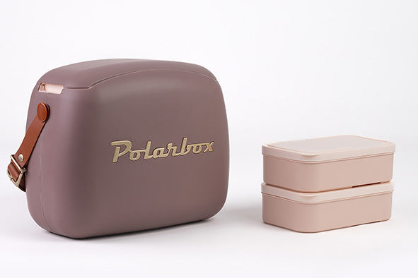 Koelbox - MAUVE GOLD INCL. 2 LUNCHBOX - 6L