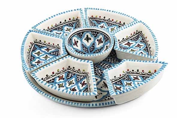 Tapas Schaal - Turquoise Blue