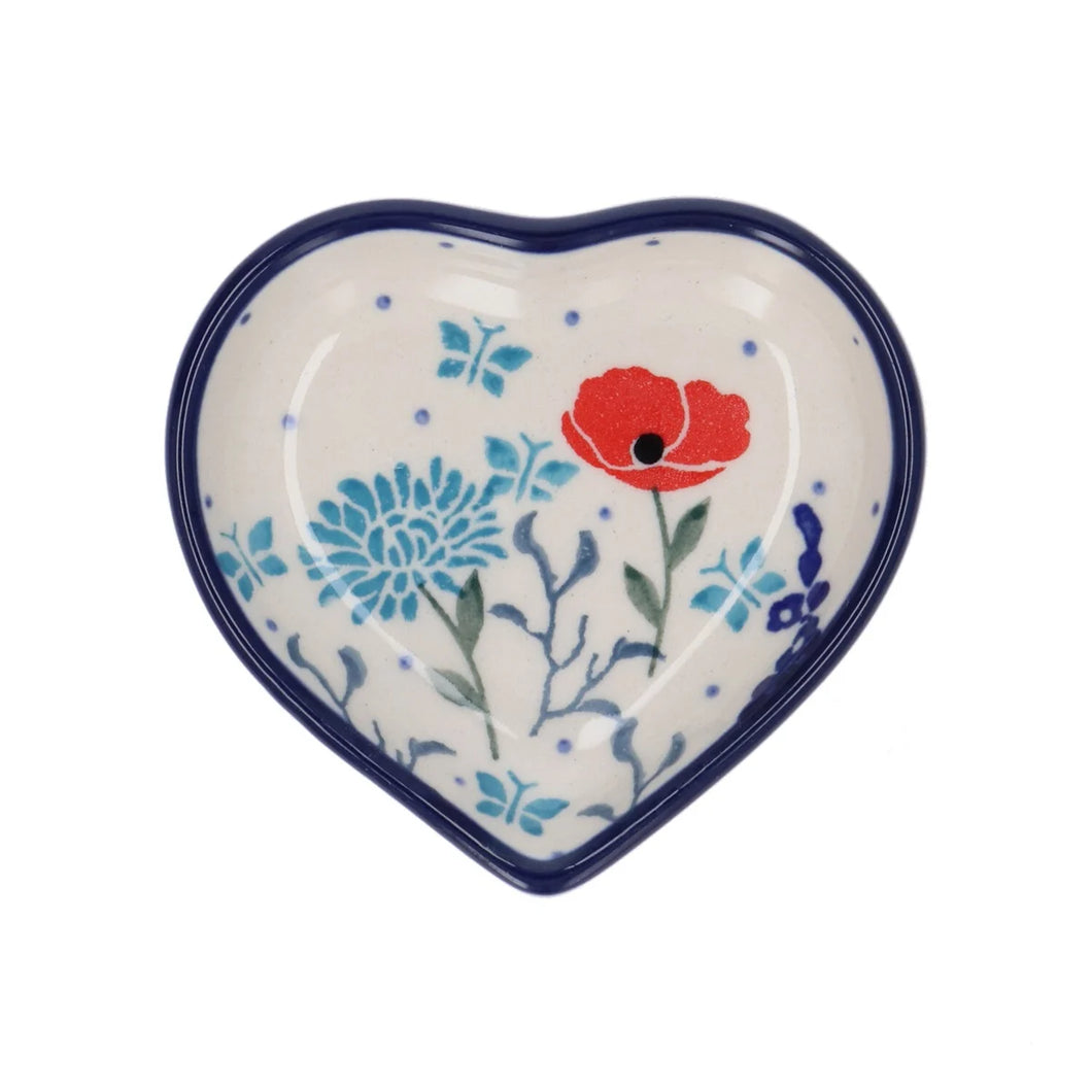 BUNZLAU CASTLE - Teabag Dish Heart - Flower Field
