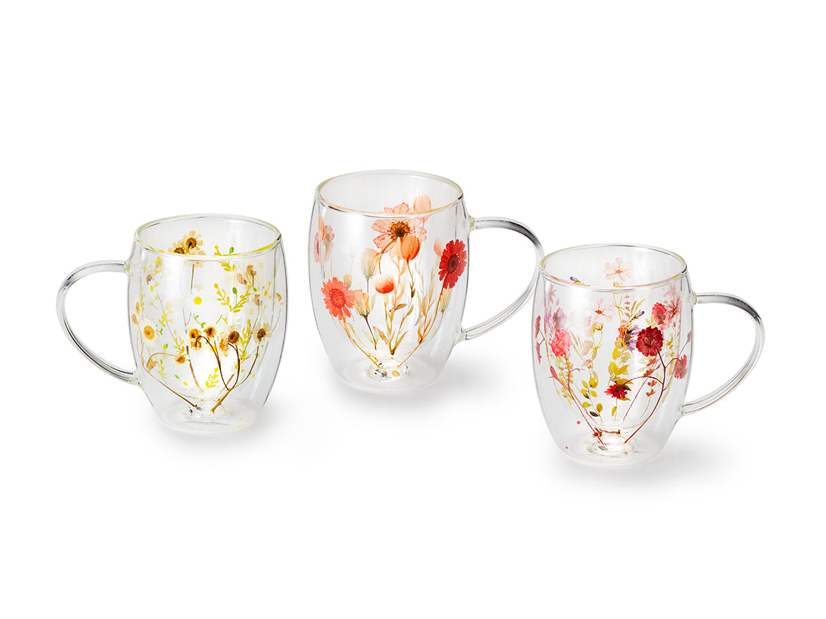 Dubbelwandig glas met oor "Elvina" 300 ml