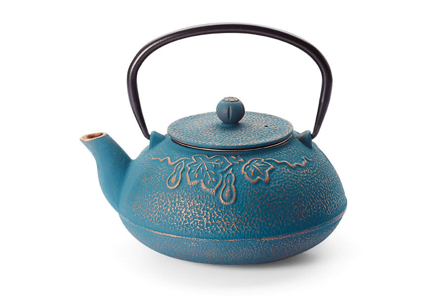 Gietijzeren Theepot Lantian - Blauw - 1L