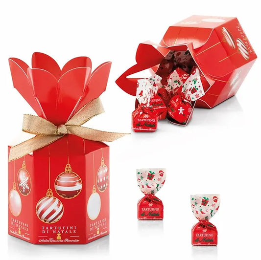 ANTICA - Kerst chocoladetruffels giftbox - Christmas Flower