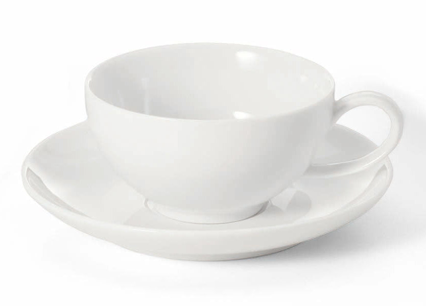 Theekop met Schotel "Bianco"