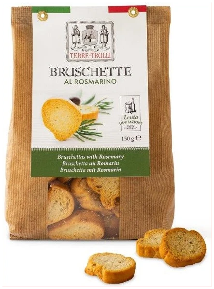 TERRE DEI TRULLI - Bruschette - met Rozemarijn - 150 gr