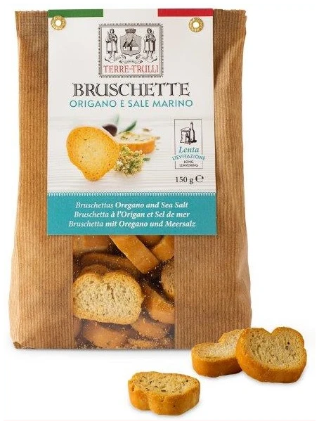 Bruschette - Oregano & Zeezout - 150 gr