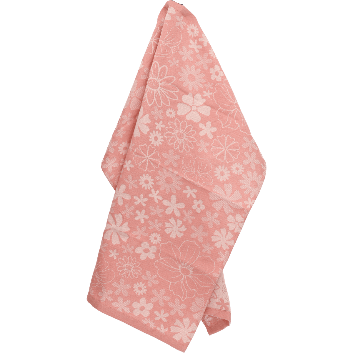 Tea Towel - Flowerbed Pink