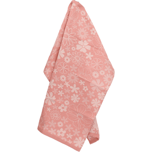Tea Towel - Flowerbed Pink