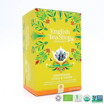ENGLISH TEA SHOP - Lemongrass Citrus & Ginger - 20 tb