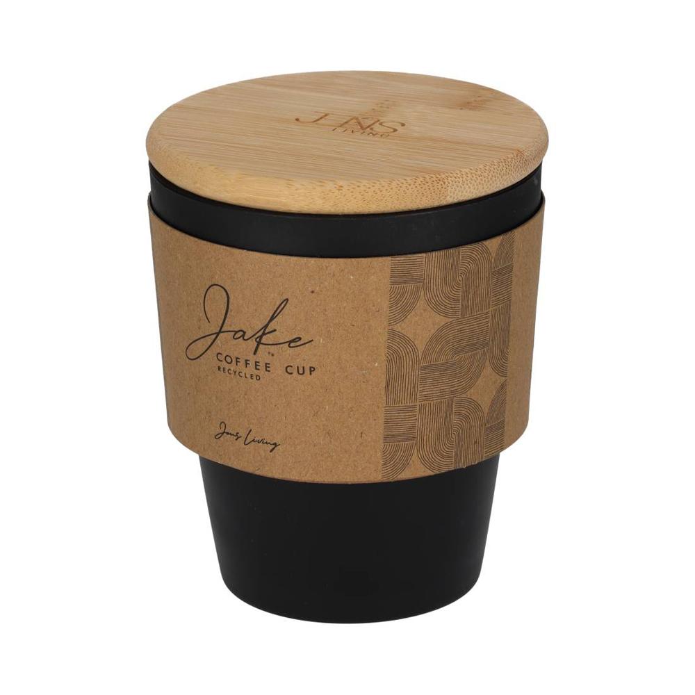JENS Living - Koffiebeker Jake - Gerecycled PP - Zwart