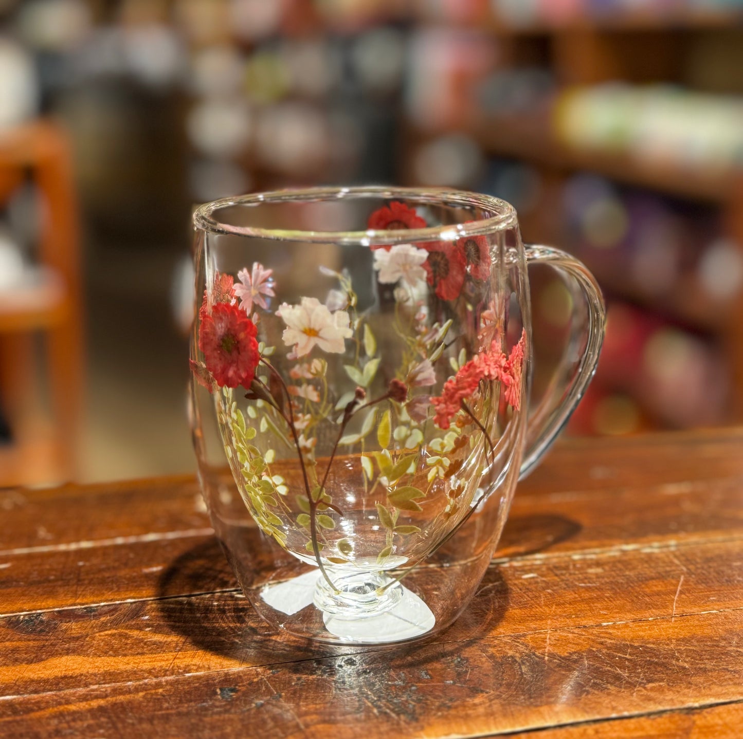 Dubbelwandig glas met oor "Elvina" 300 ml