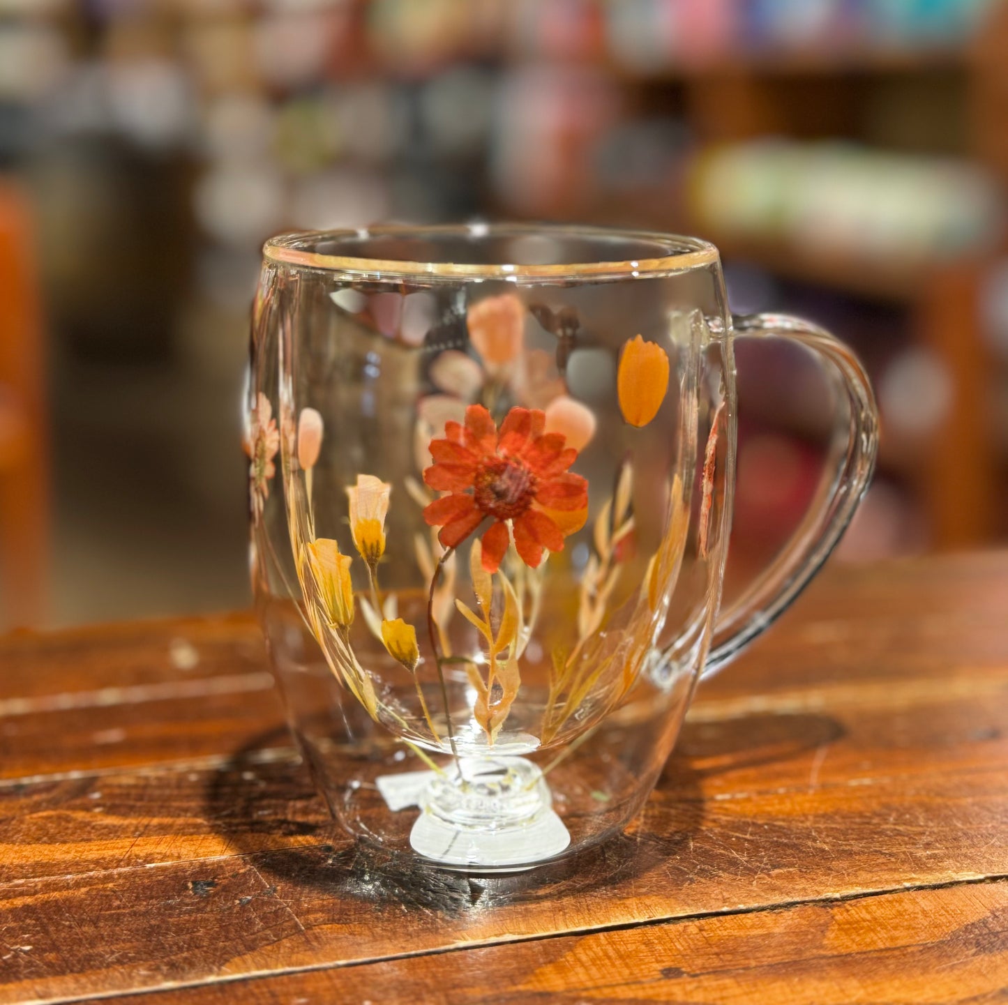 Dubbelwandig glas met oor "Elvina" 300 ml