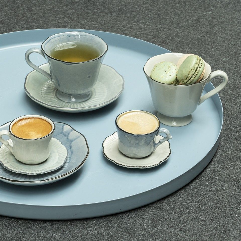 THE TABLE -  Attic - Espresso Cup And Saucer  45 ml - Cornflower