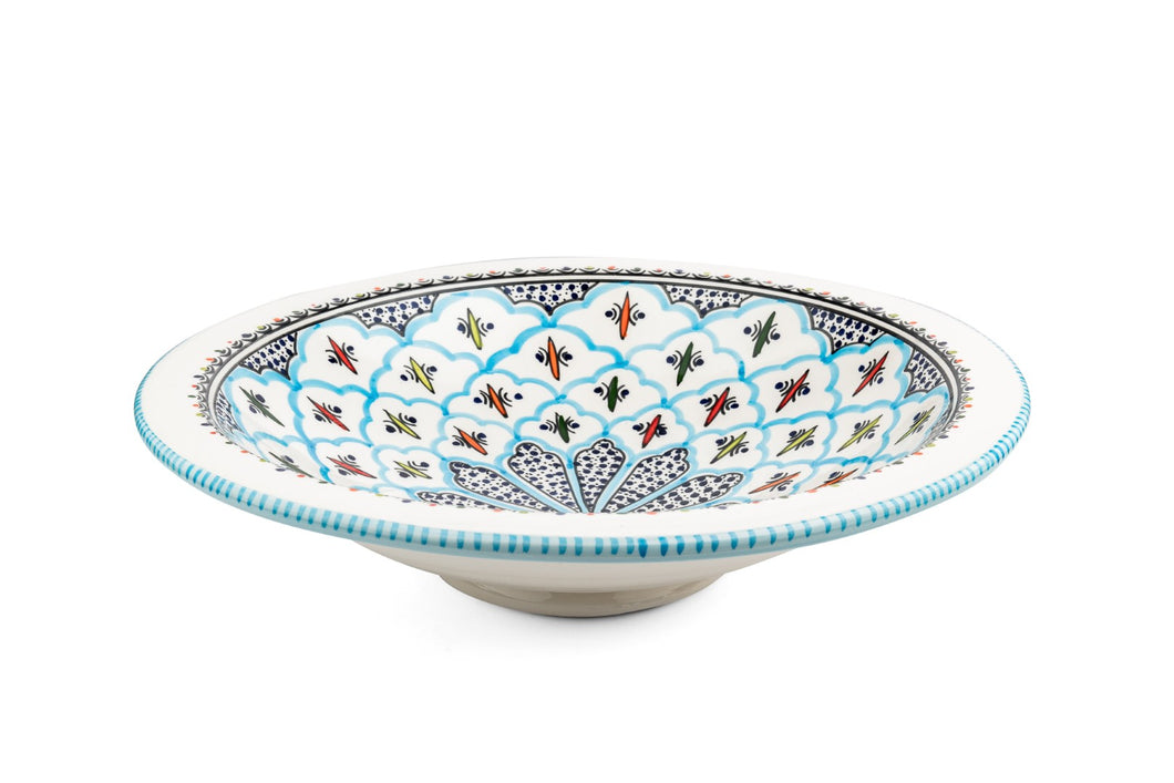 Turquoise Blue Fine - Salade Schaal - Ø 30 cm