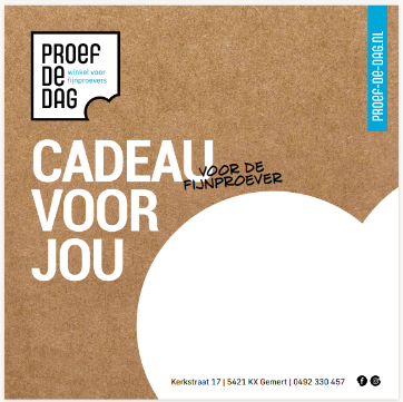 PROEF DE DAG Cadeaubon ONLINE