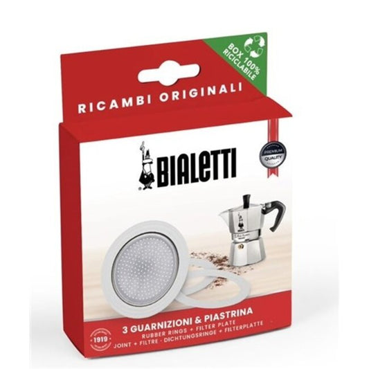 BIALETTI Filterplaatje met Afdichtingsringen 1/c