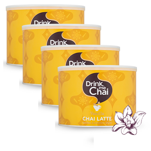 DRINK ME CHAI - Vanilla Spiced Chai Latte - 4 x 1 kg