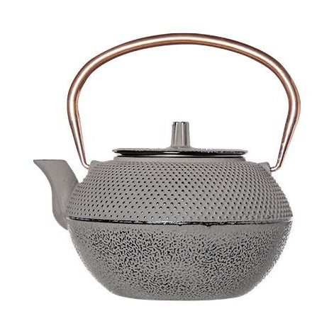 Gietijzeren Theepot "Shinto" - Grijs/koper