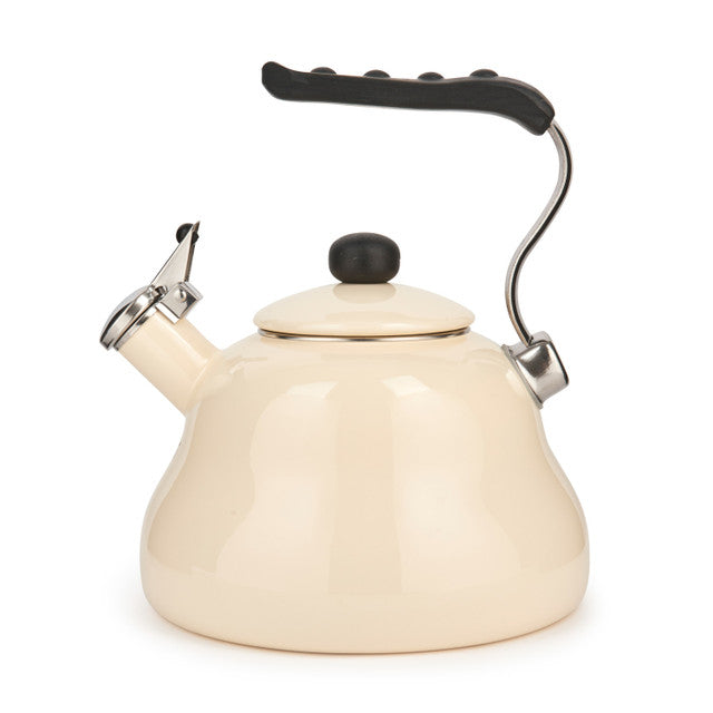 LA CAFETIÈRE - Stalen Fluitketel - 2L - Creme