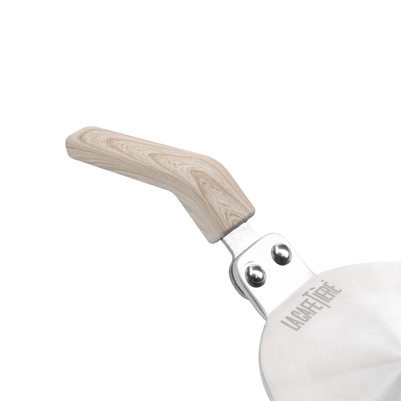 Inductieplaatje  - 13cm - Houten Handvat