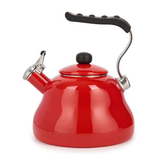 LA CAFETIÈRE - Stalen Fluitketel - 2L - Rood